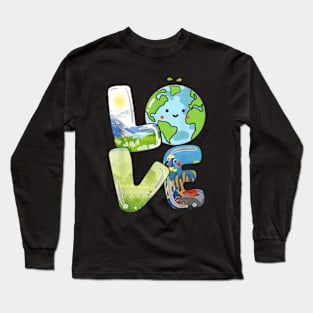 Love World Earth Day 2024 Long Sleeve T-Shirt